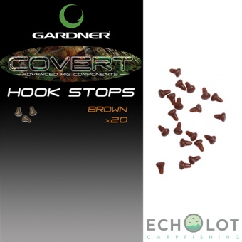 Стопорная бусина для крючка Gardner Covert Hook Stops Brown (Коричневый)